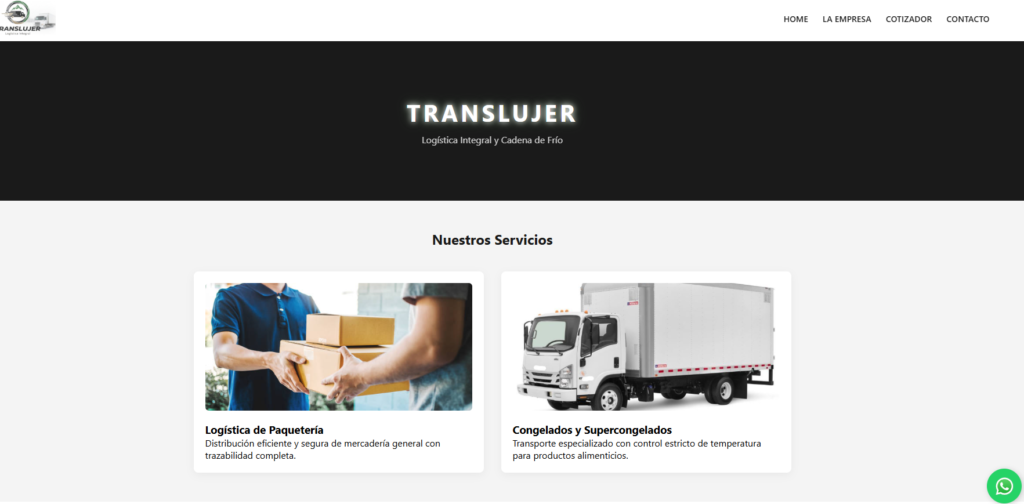Servicios de logística y transporte