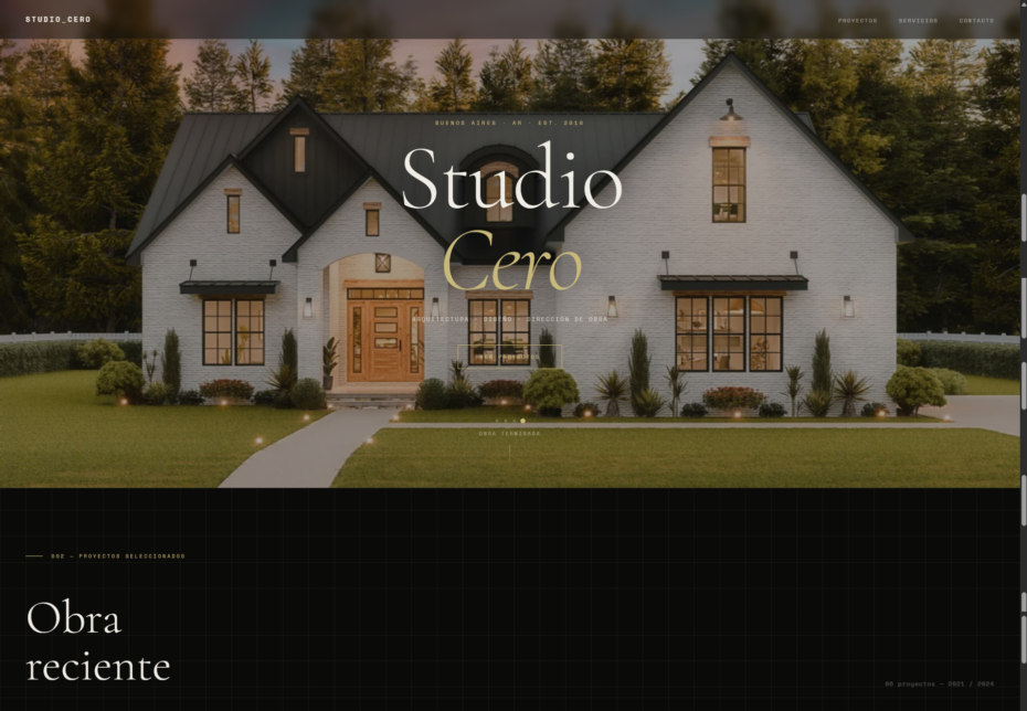 Casa moderna con diseño elegante.